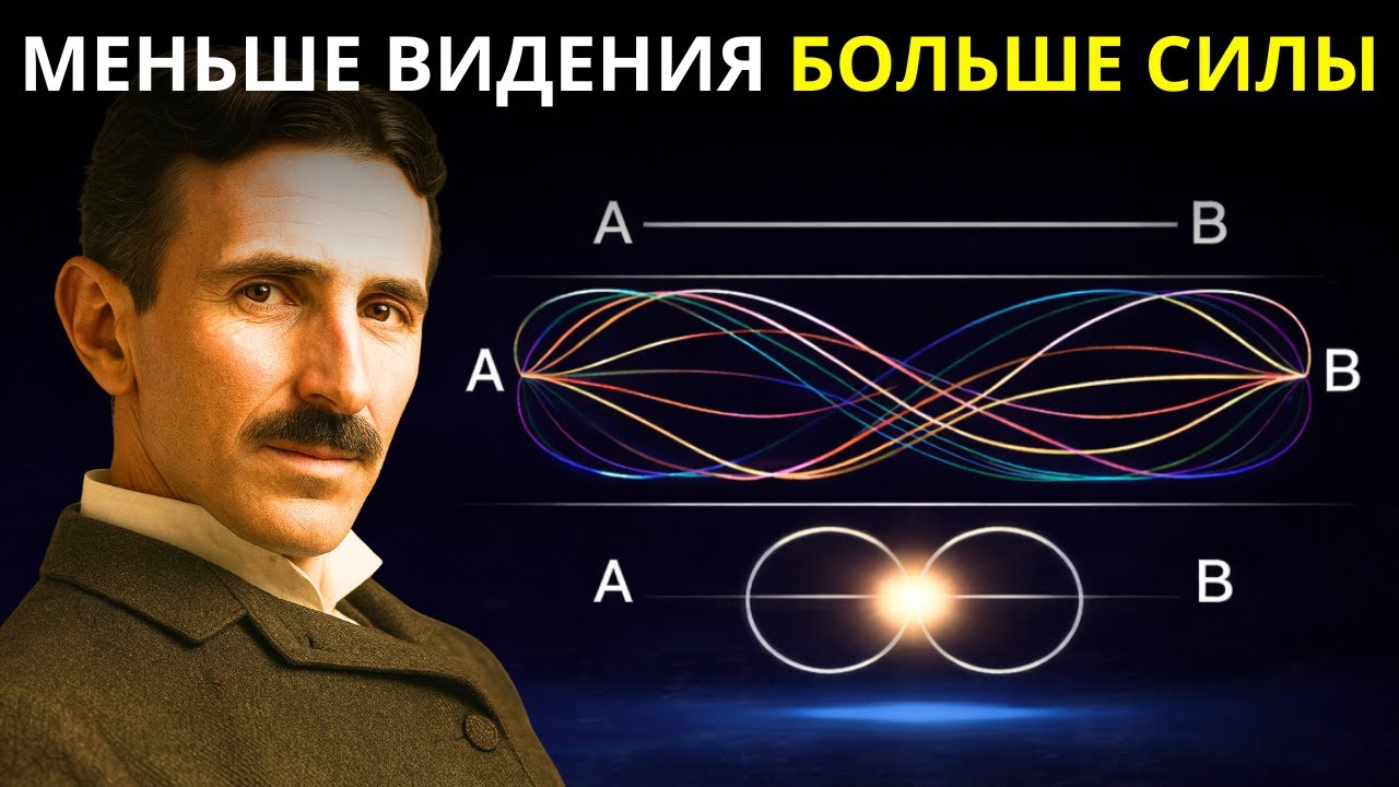 Реальность работает только так: игнорируйте то, что видите, и управляйте результатами | Никола Тесла