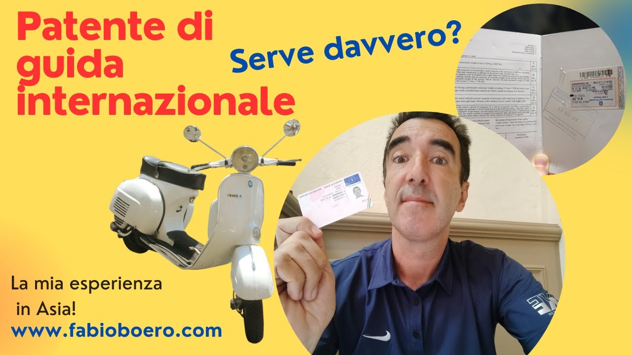 PATENTE DI GUIDA INTERNAZIONALE - SENZA ANDARE ALLA MOTORIZZAZIONE