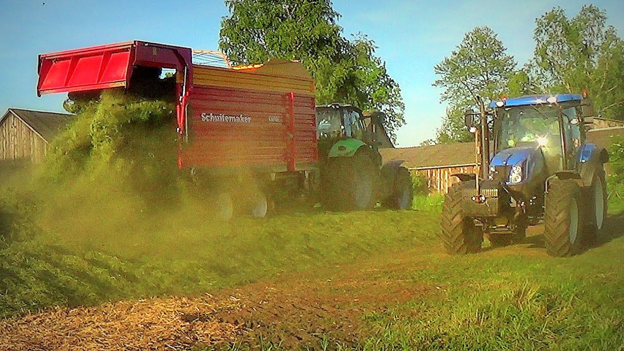 Sianokiszonka w pryzmę 2017 DF TTV630 & SCHUITEMAKER RAPIDE 55 | NH | ZETOR