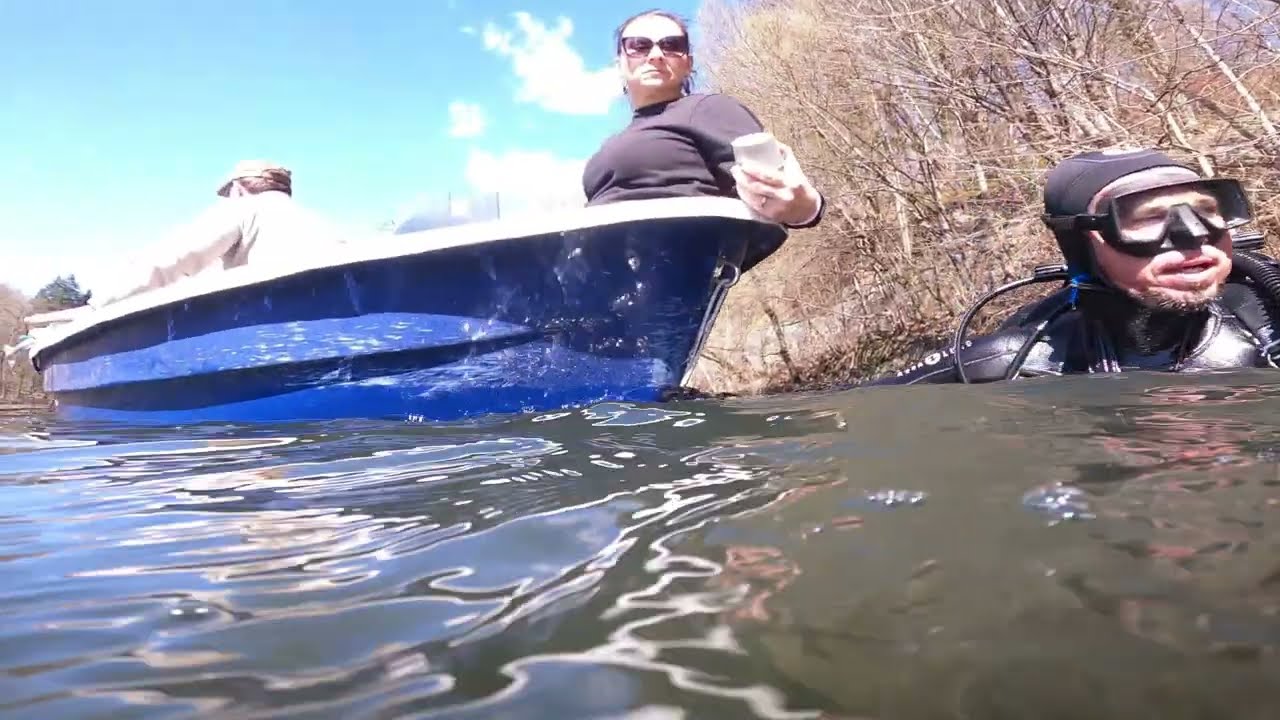 Diving at the Bear Lake - Sovata