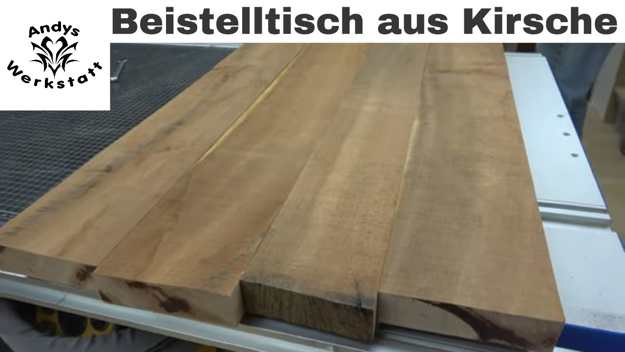 Beistelltisch aus Kirsche Echtholz