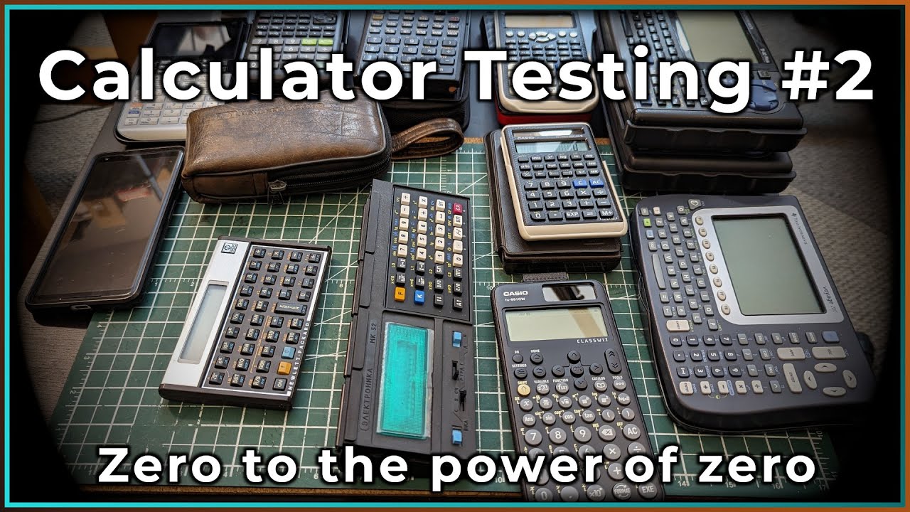 Calculator Testing #2 : Zero exponent zero