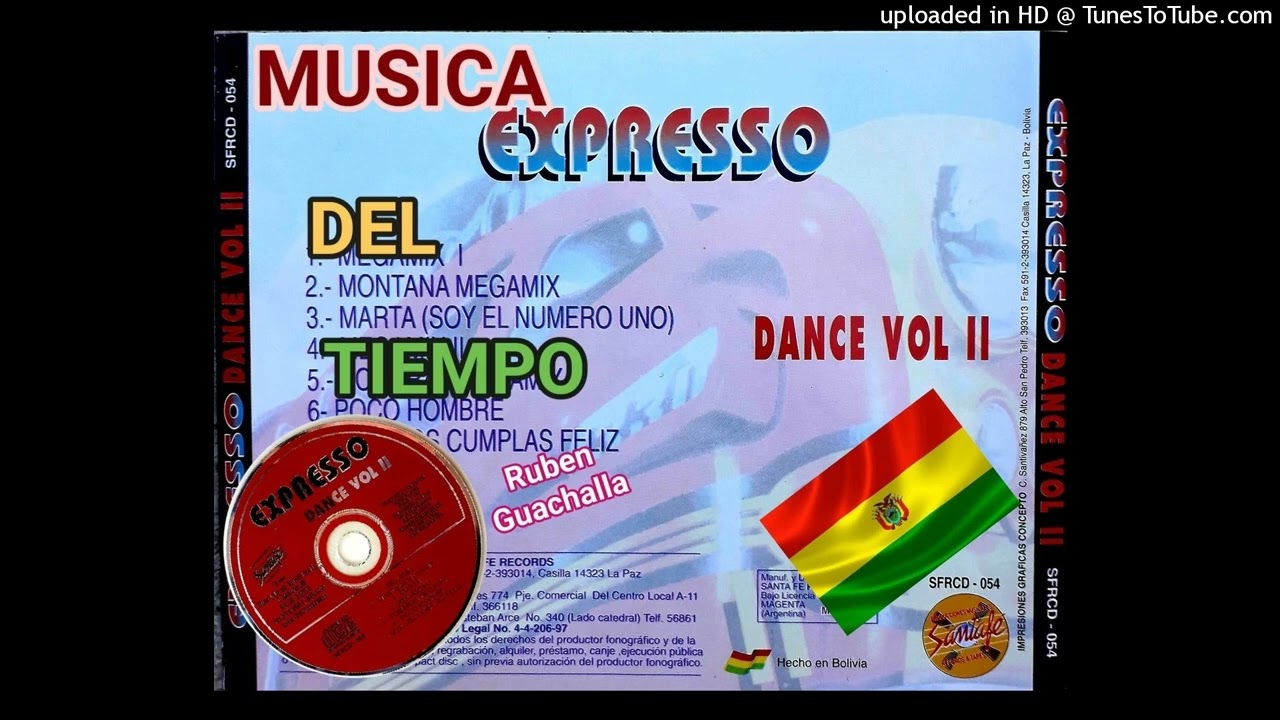 SOMBRAS  MEGAMIX   producciones musicales  SantaFe  récords año 1997  dance ll  solo cd