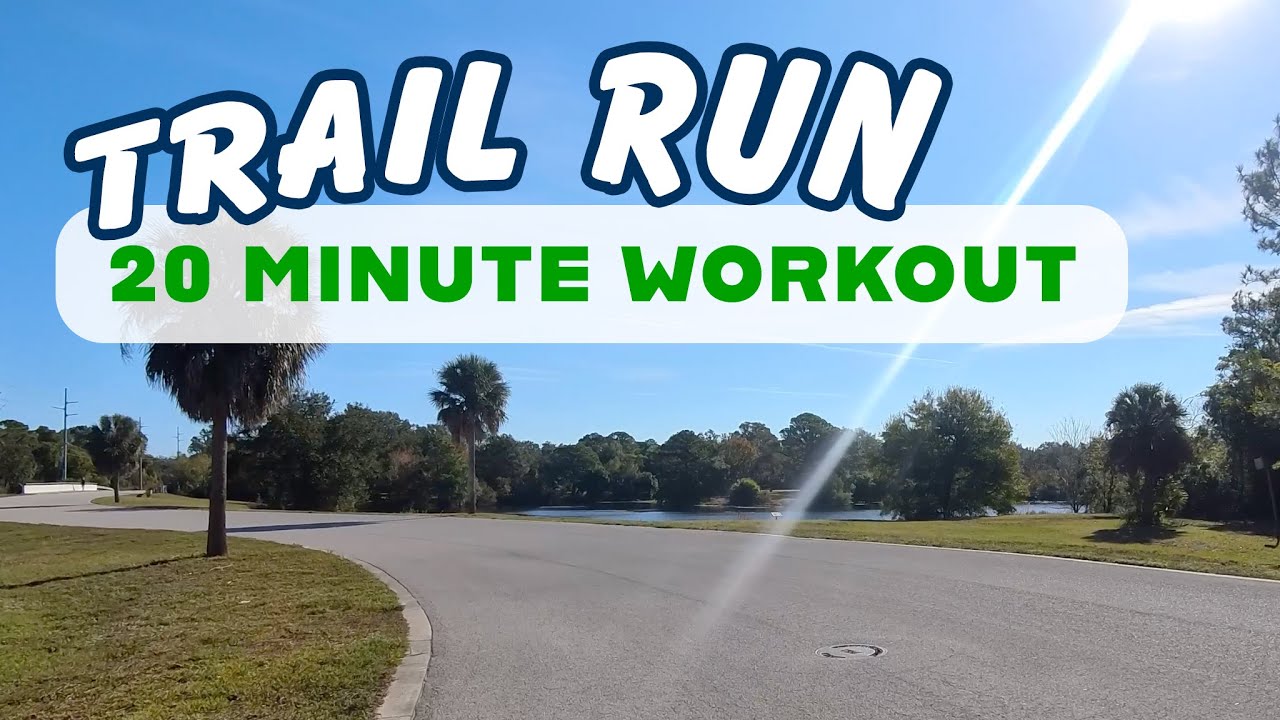 Virtual Running Video For Treadmill | 20 Minute Trail Run