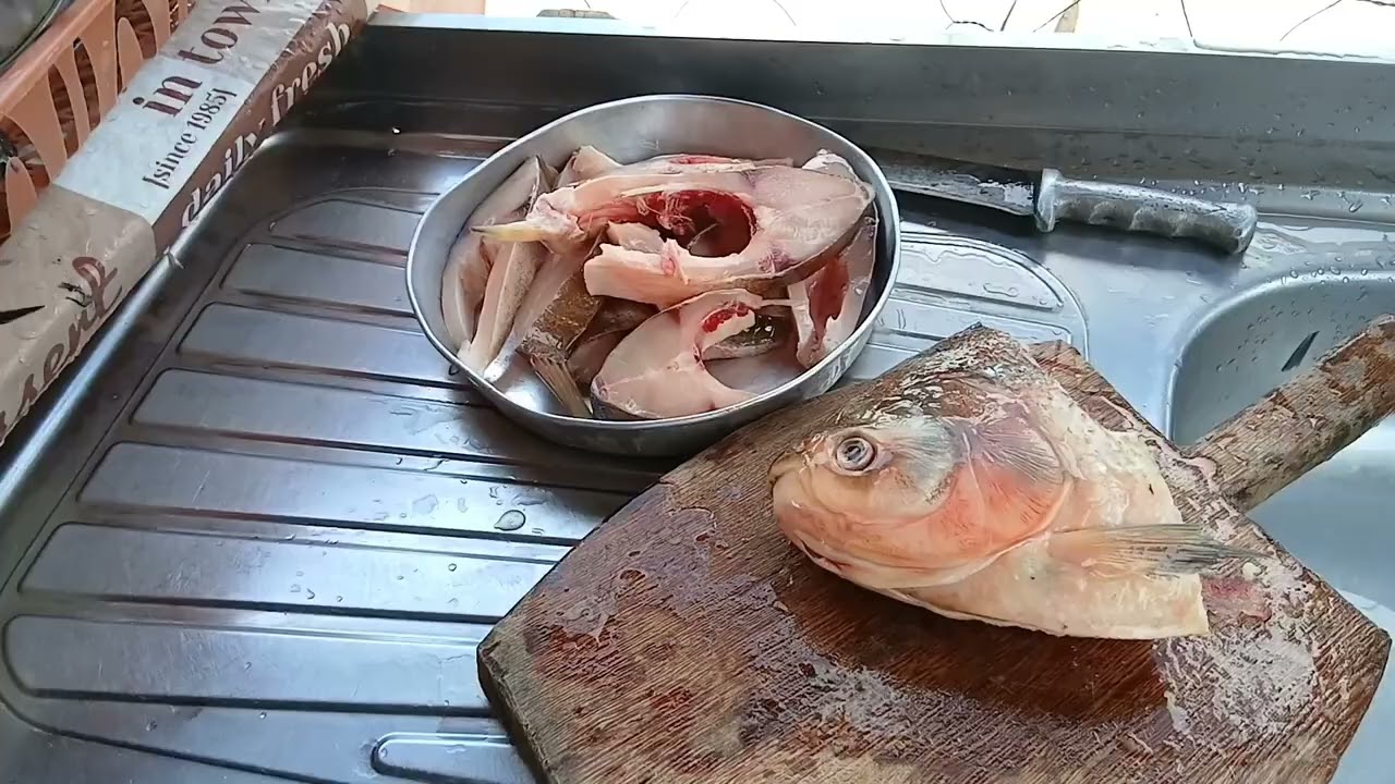 Fiz Baião de dois com peixe 🐟 frito 🥰🥰