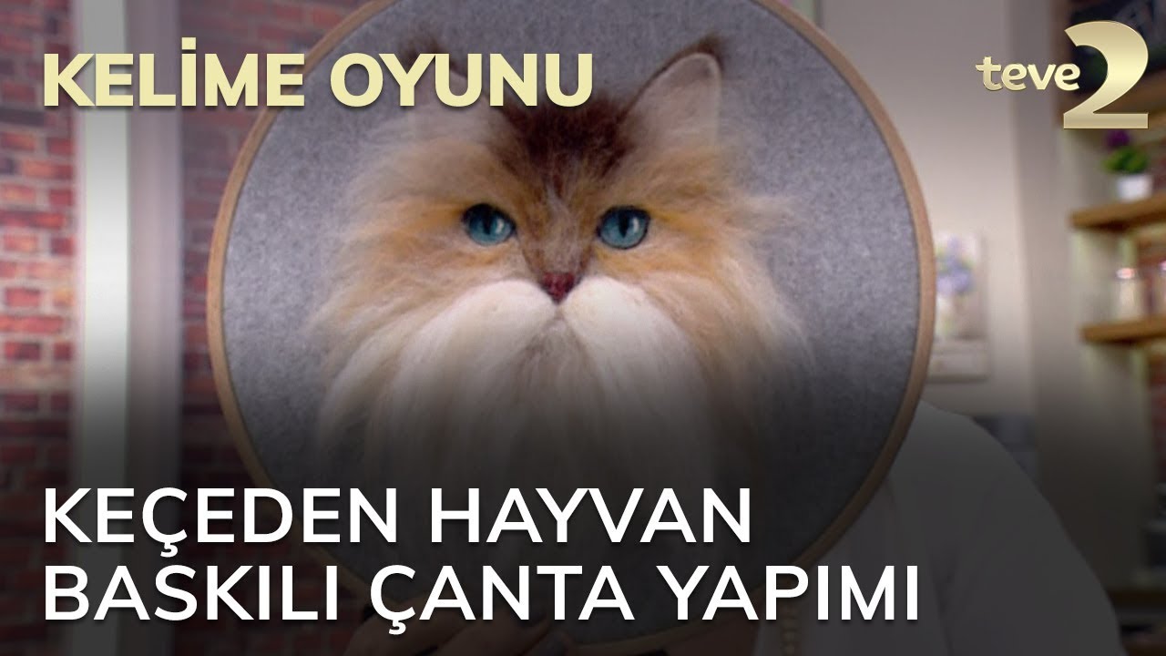 Derya Baykal'la Gülümse: Keçeden Hayvan Baskılı Çanta Yapımı