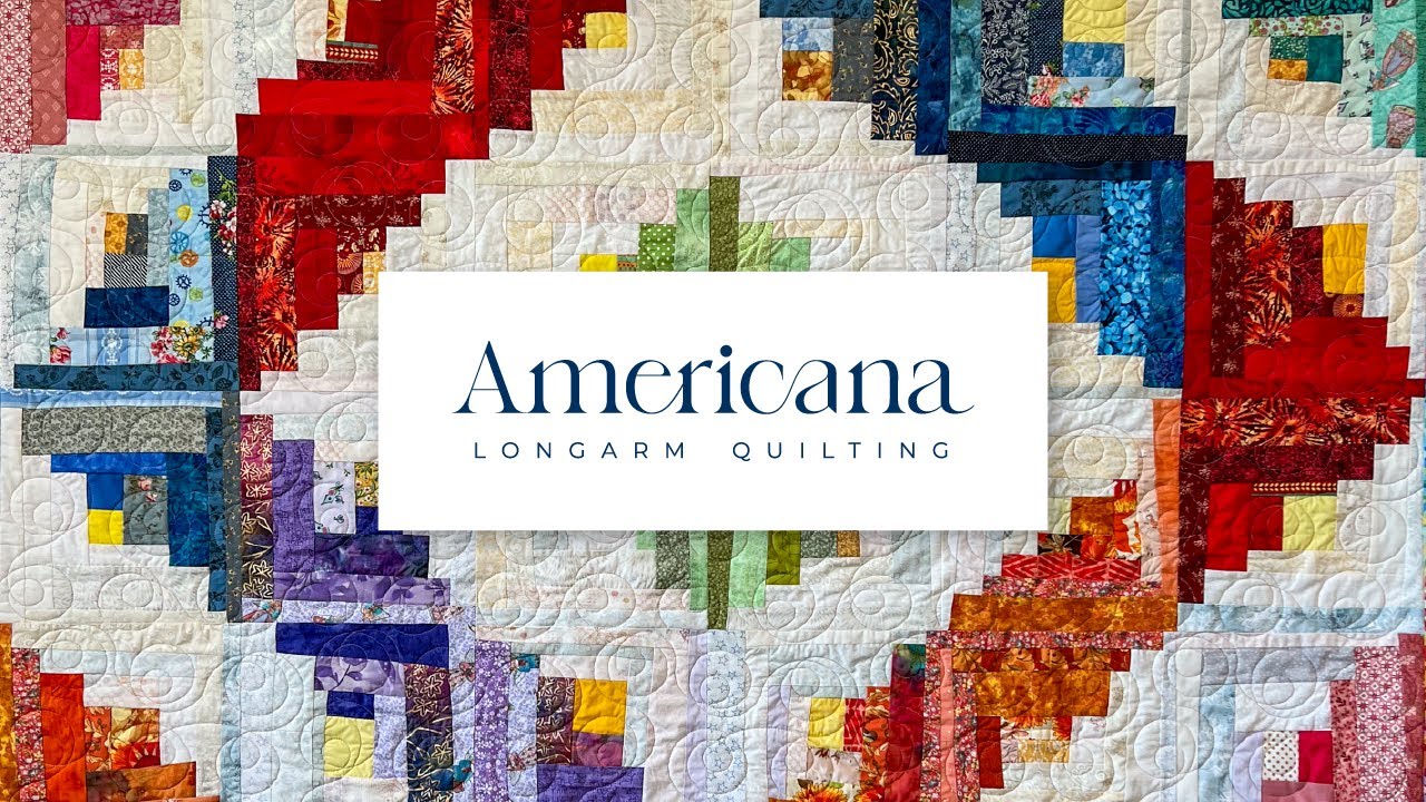 Лоскутное одеяло Crazy Log Cabin String Quilt – Americana Quilting