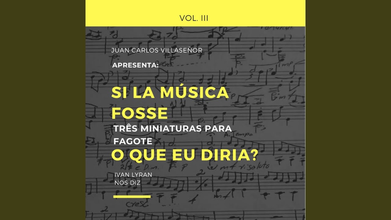 Tr&ecirc;s miniaturas para fagote, Op. 10: I. Miniatura. Andante
