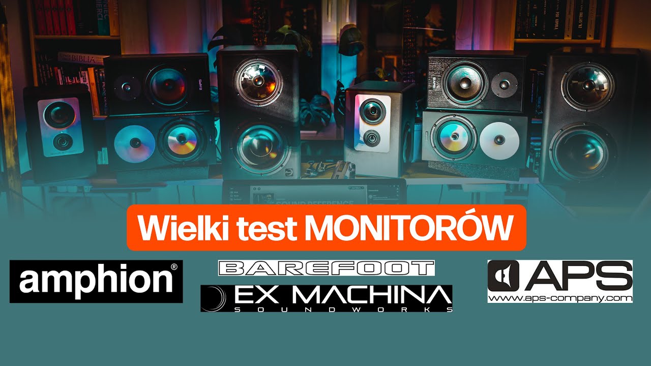 Wielki test monitorów studyjnych za 100,000PLN! Amphion One18, FP02, Ex Machina Pulsar, APS Klasik