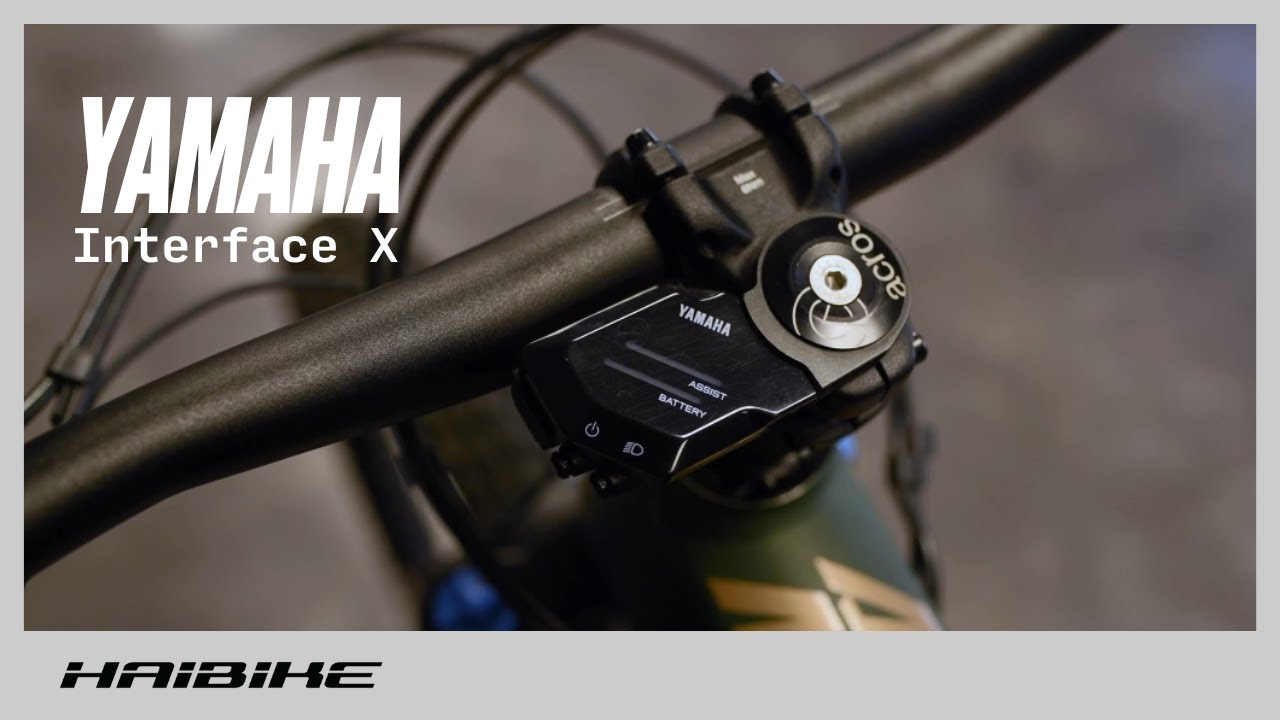 Tutoriel Interface X Yamaha ‐ Haibike