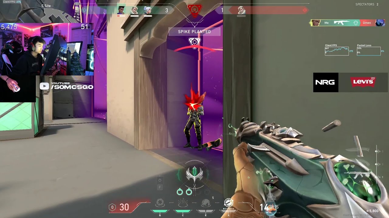 MVP! NRG s0m ASTRA VALORANT RANKED GAMEPLAY [ FULL MATCH VOD ]