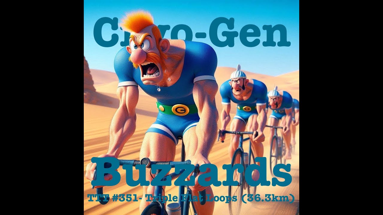 WTRL TTT# 350 - Zone 15: Cryo-Gen Buzzards (Frappe) - Triple Flat Loops (36.3km)