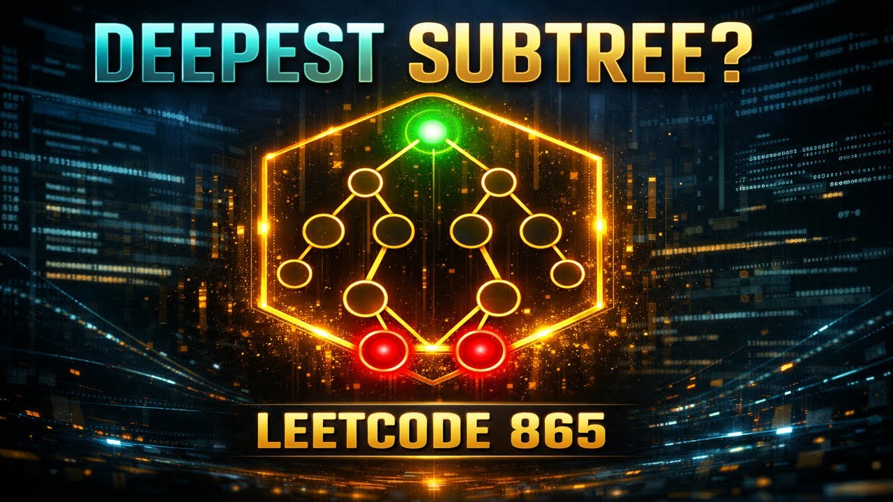 Объяснение задачи Leetcode 865 | Наименьшее поддерево со всеми глубочайшими узлами | Интуитивное ...