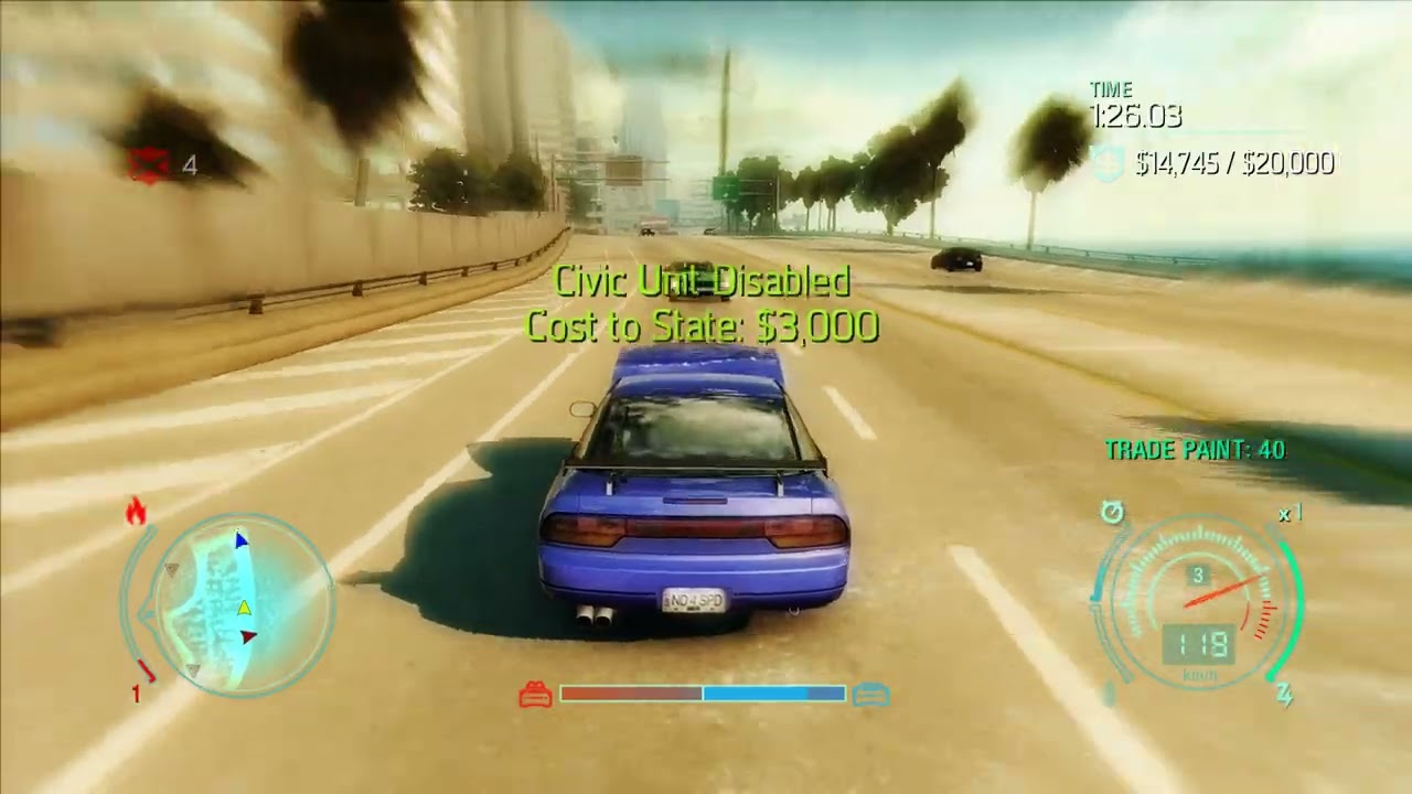 NFS Undercover Project Redone vanilla police mission