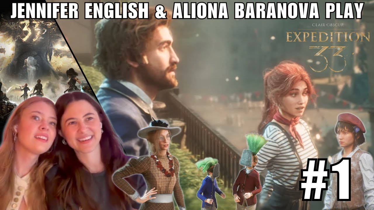 Welcome to AlionaPlaza! Jennifer English (Maelle) & Aliona Plazanova play Clair Obscur Expedition 33