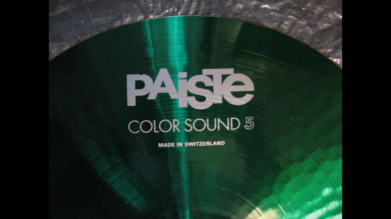 Paiste colorsound collection