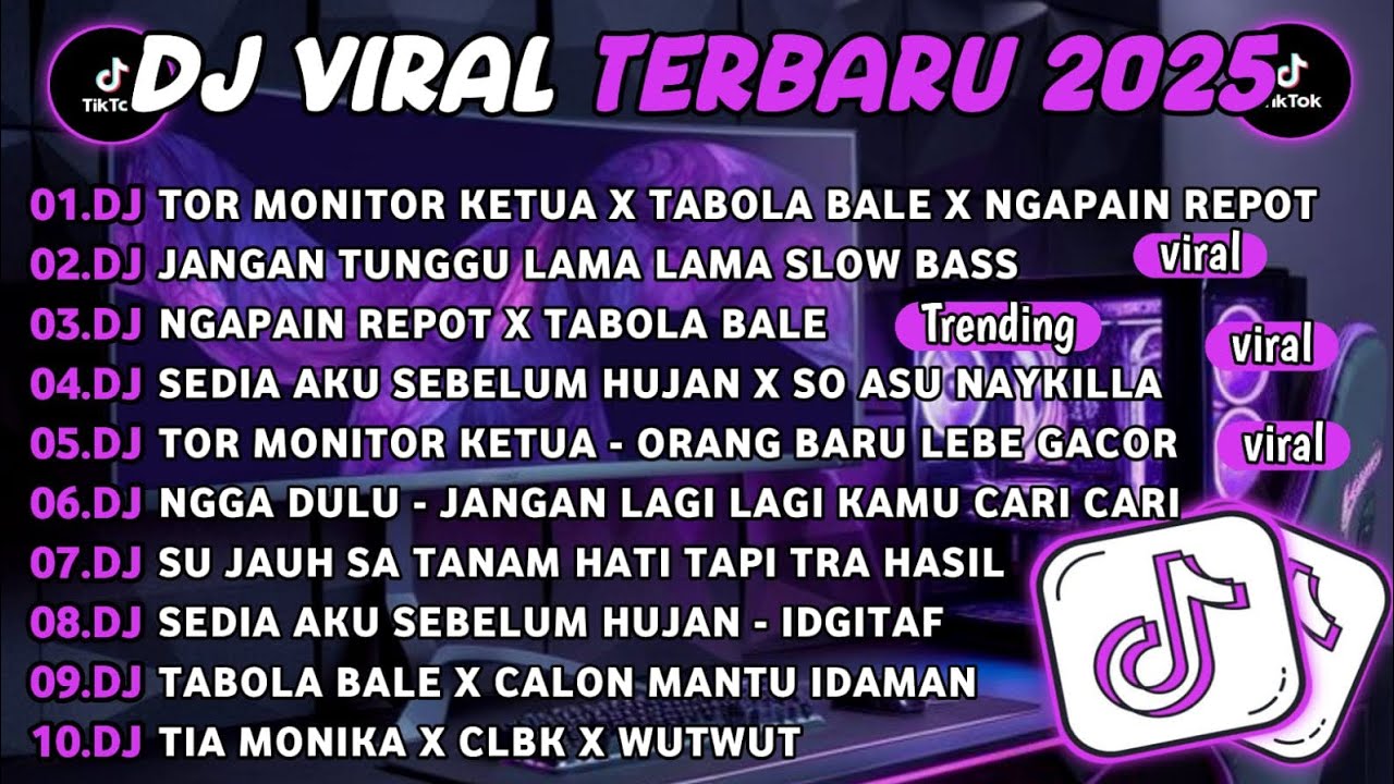 DJ TIKTOK TERBARU 2025||DJ TOR MONITOR KETUA X TABOLA BALE🎵DJ JANGAN TUNGGU LAMA LAMA SLOW BASS FULL