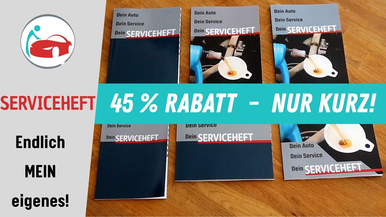Mein eigenes KFZ-Serviceheft ist da &ndash; und ihr bekommt es aktuell zum Einf&uuml;hrungspreis!