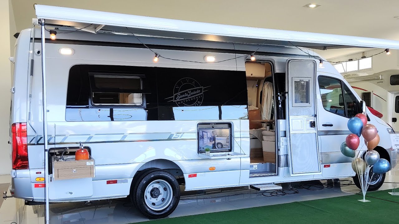 INCRÍVEL!!! SANTO INÁCIO MOTORHOMES, 7.3, CNH B - SPRINTER 517, NOVIDADES FANTÁSTICAS.