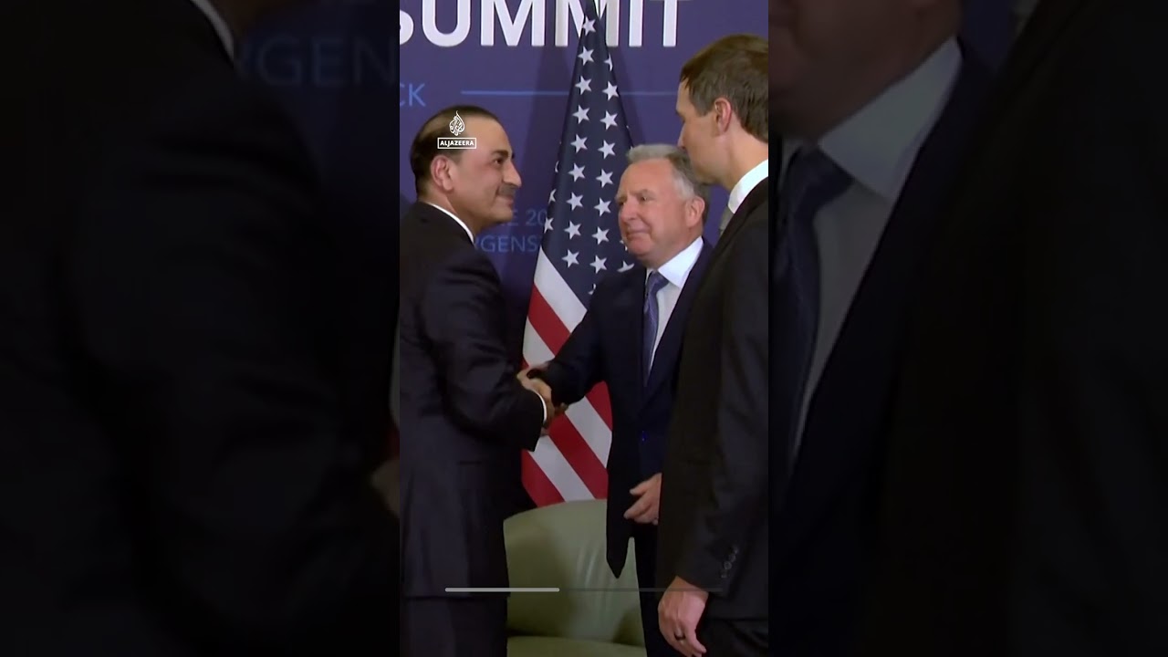 US-Iran delegations arrive as talks begin in Switzerland | AJ #shorts