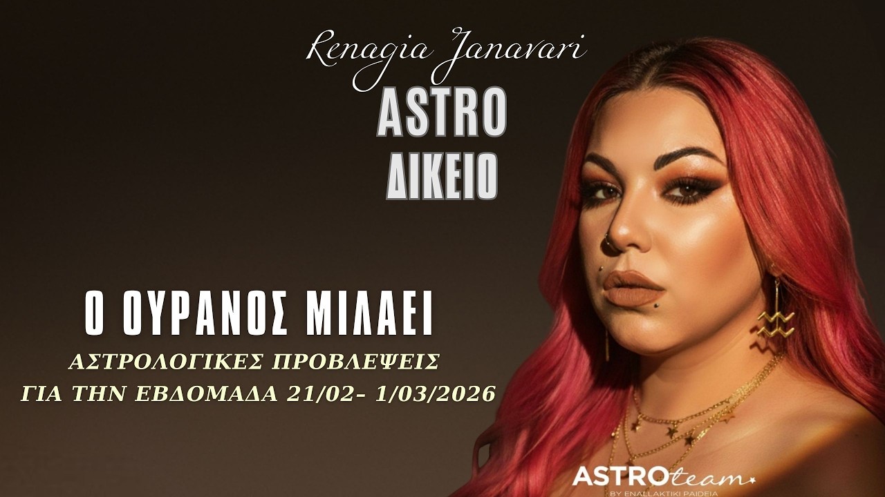 🔮 Ο Ουρανός Μιλάει: Αστρολογικές Προβλέψεις για την Εβδομάδα 21 Φεβρουαρίου – 1 Μαρτίου 2026