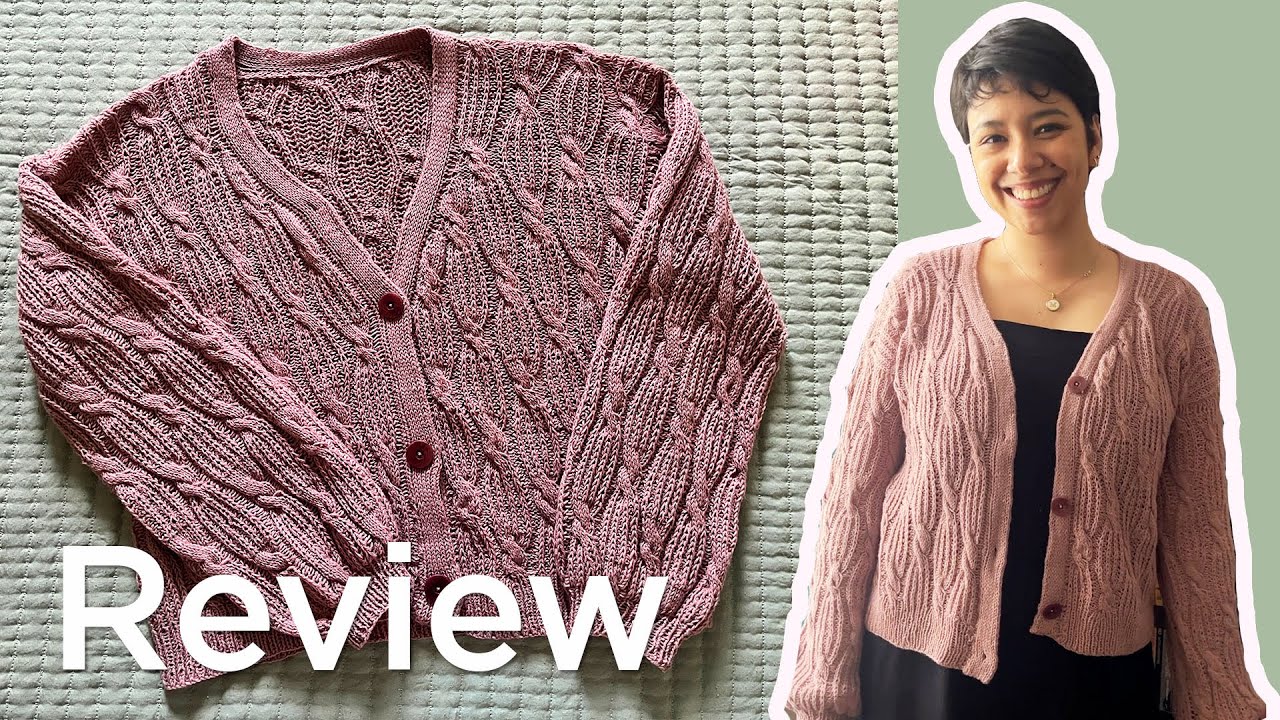 Is This the Most Beautiful Cardigan Pattern? | Minou Cardigan Review + Knitting Techniques