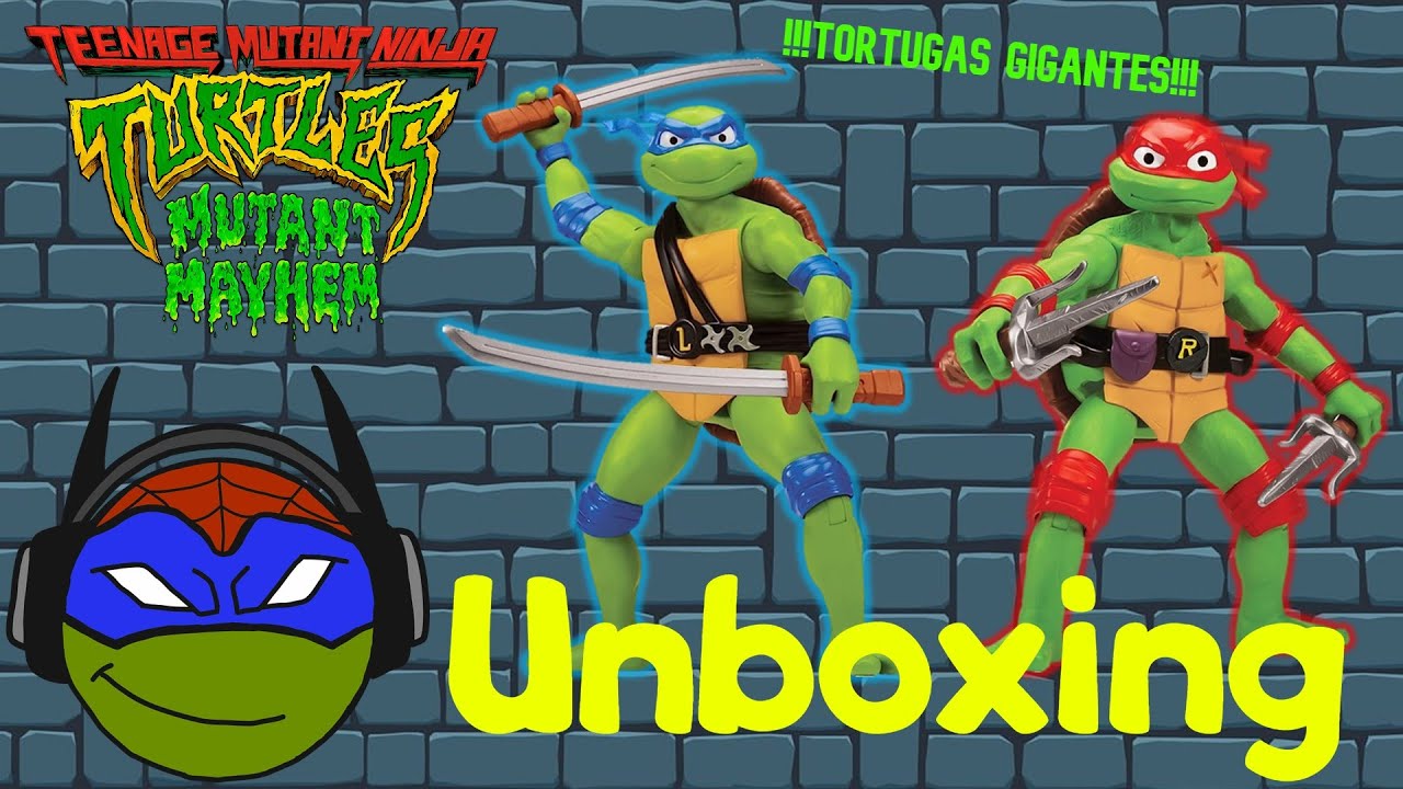 Unboxing/ Tortugas ninja: Caos Mutante (Figuras gigantes)(Leonardo y Rafael) (Playmates)/ LURA CONSA