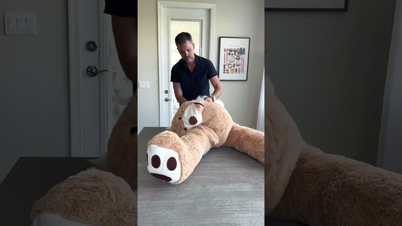 5.2ft teddy bear for $77