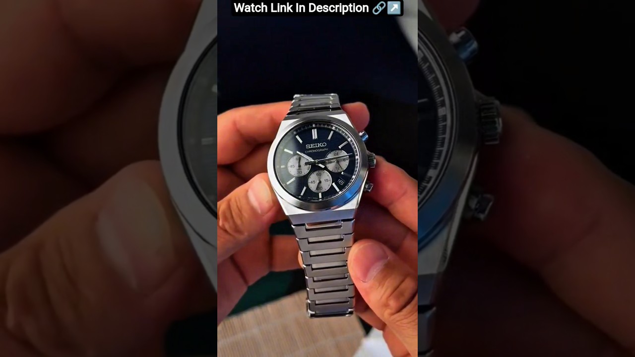 Seiko Sports Chronograph Blue Dial Luxury Men's Watch #luxurywatchesformen #elegantwatches #seiko