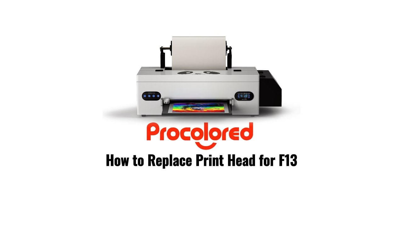How to Replace Print Head for F13