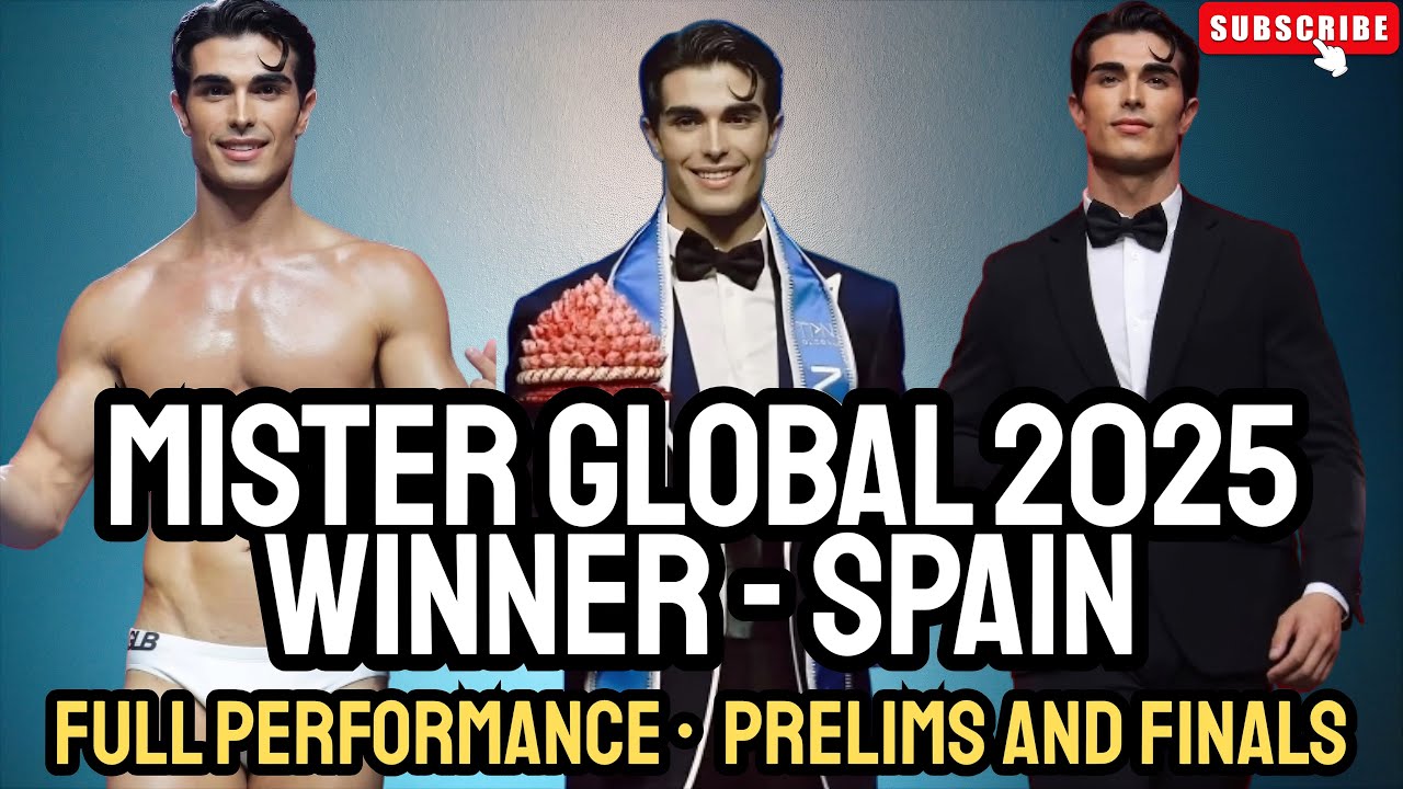 Mister Global 2025 Winner – Spain’s Alejandro Ortega | Complete Show Performance