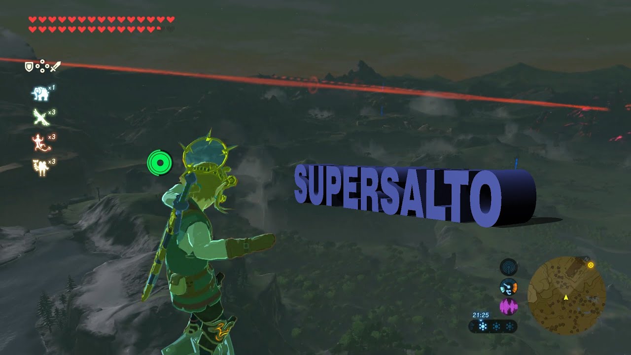Zelda - Miniguida per ottenere  Supersalto con il glitch del salto proiettile