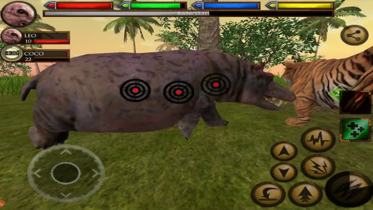 Vulture VS T🐅iger, 🐘Elephant, 🦛Hippo, 🦏Rhino, 🦍Gorilla, 🐊Crocodile Ultimate Savanna Simulator