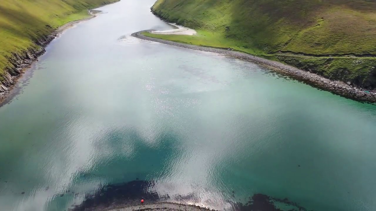 Windmills Windfarm destruction in Shetland