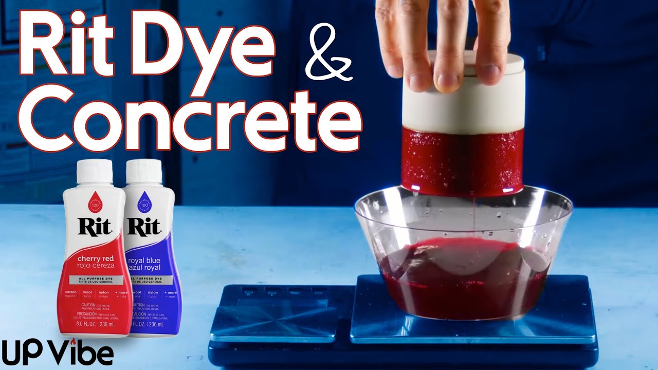 Concrete Candles Using Rit Dye | 5 Ways to Color You Concrete Jars