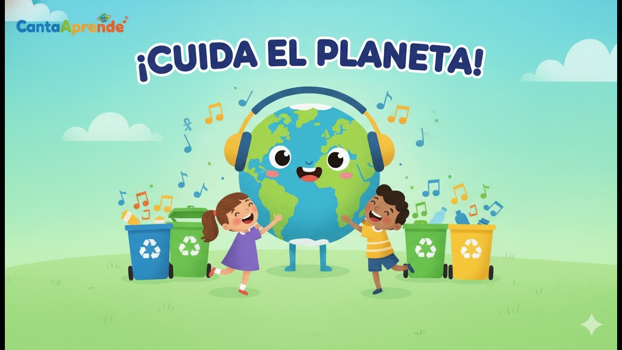 La Orquesta del Reciclaje ♻️ Canciones Infantiles para Cuidar el Planeta | CantaAprende