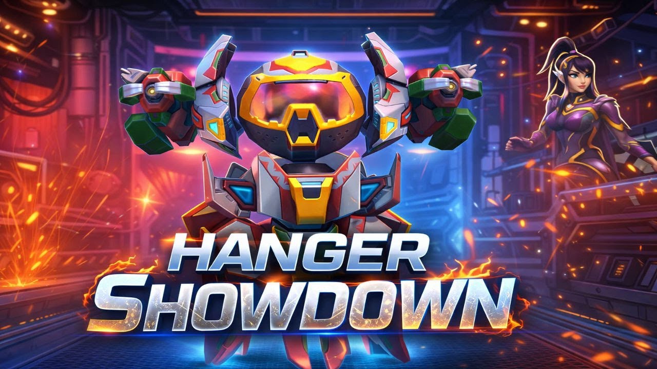 Mech Arena Hanger Showdown !  Surge Burrow Beams 12 (Modifier)