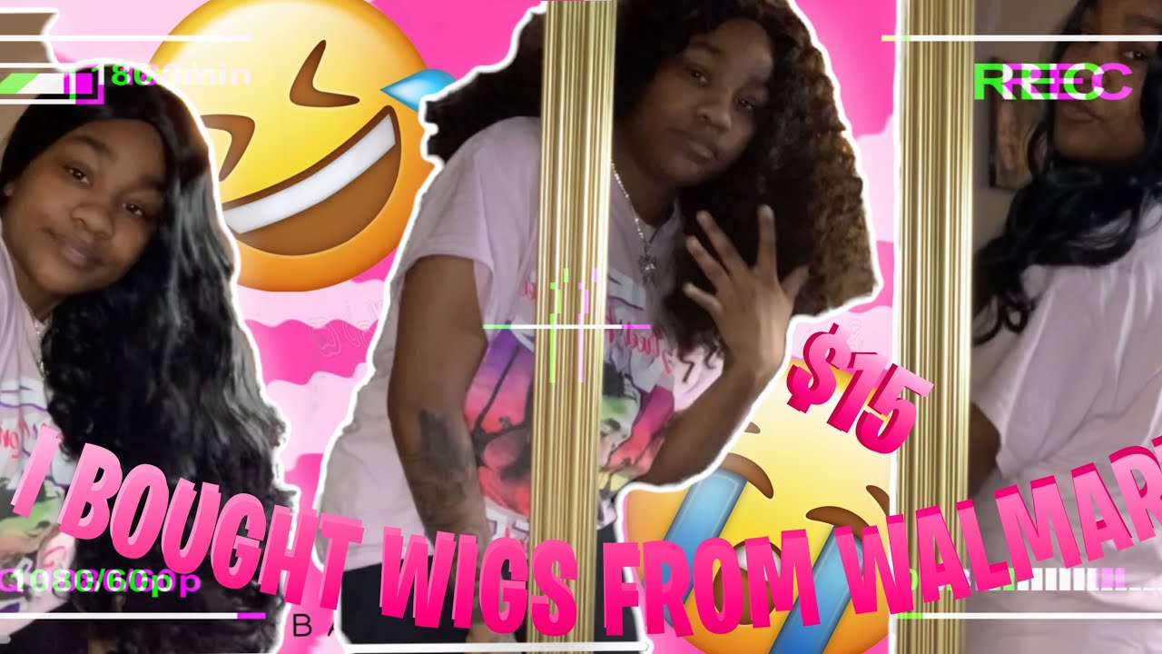 I BOUGHT CHEAP WIGS FROM WALMART | (TERRIBLE IDEA)