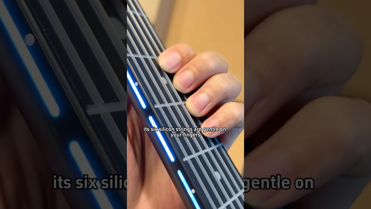 Your old guitar can&rsquo;t do THIS!😏#aeroband #aerobandguitar #guitar #music #fyp #foryou #tech