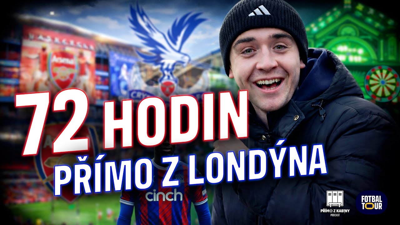 ARSENAL, CRYSTAL PALACE A ŠIPKY – 72 HODIN PŘÍMO Z LONDÝNA S FOTBALTOUR