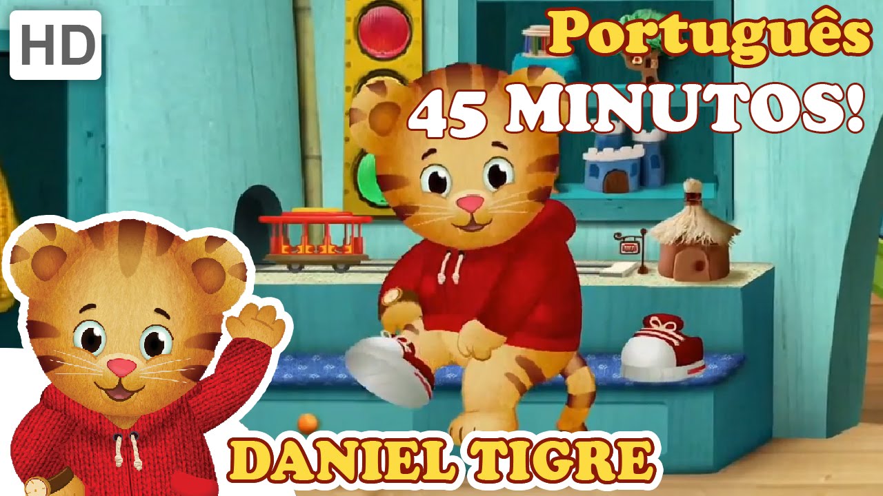 Daniel Tigre em Português - 45 minutos De Daniel Tigre 1 (HD - Episódios Completos)