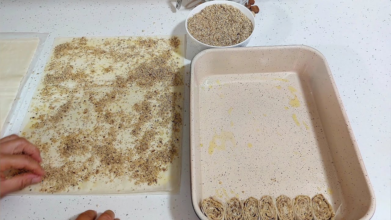 Турецкая пахлава с готовыми корочками