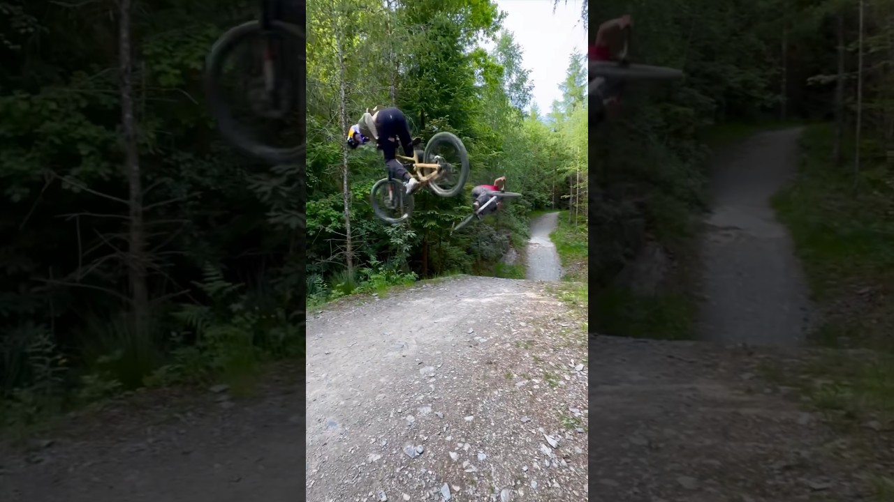 taking Bike Park riding to a new 🪐 #mtb