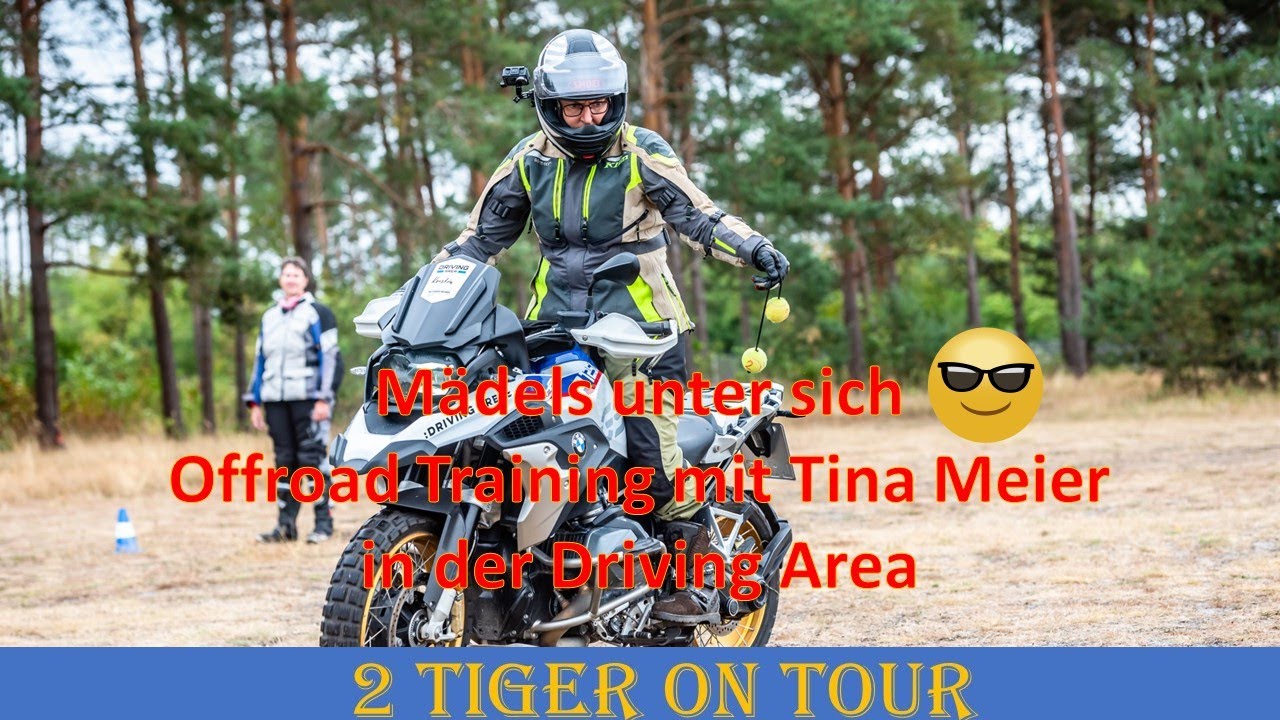 Offroadtraining mit Tina Meier in der Driving Area 😍Dirt Girl und dicke Bikes😎 BMW GS1250