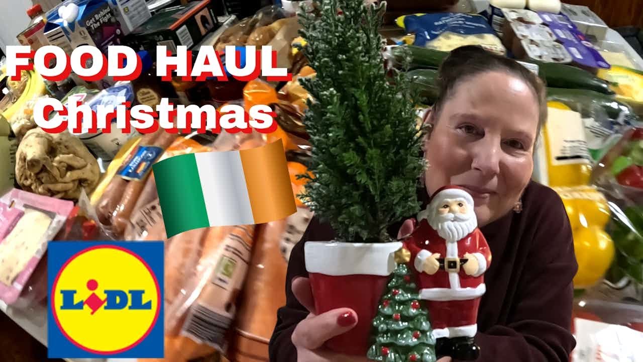 Food Haul in Irland Lidl 18// Vor Weihnachtseinkauf//Christmas Prep//✨🎄🎀