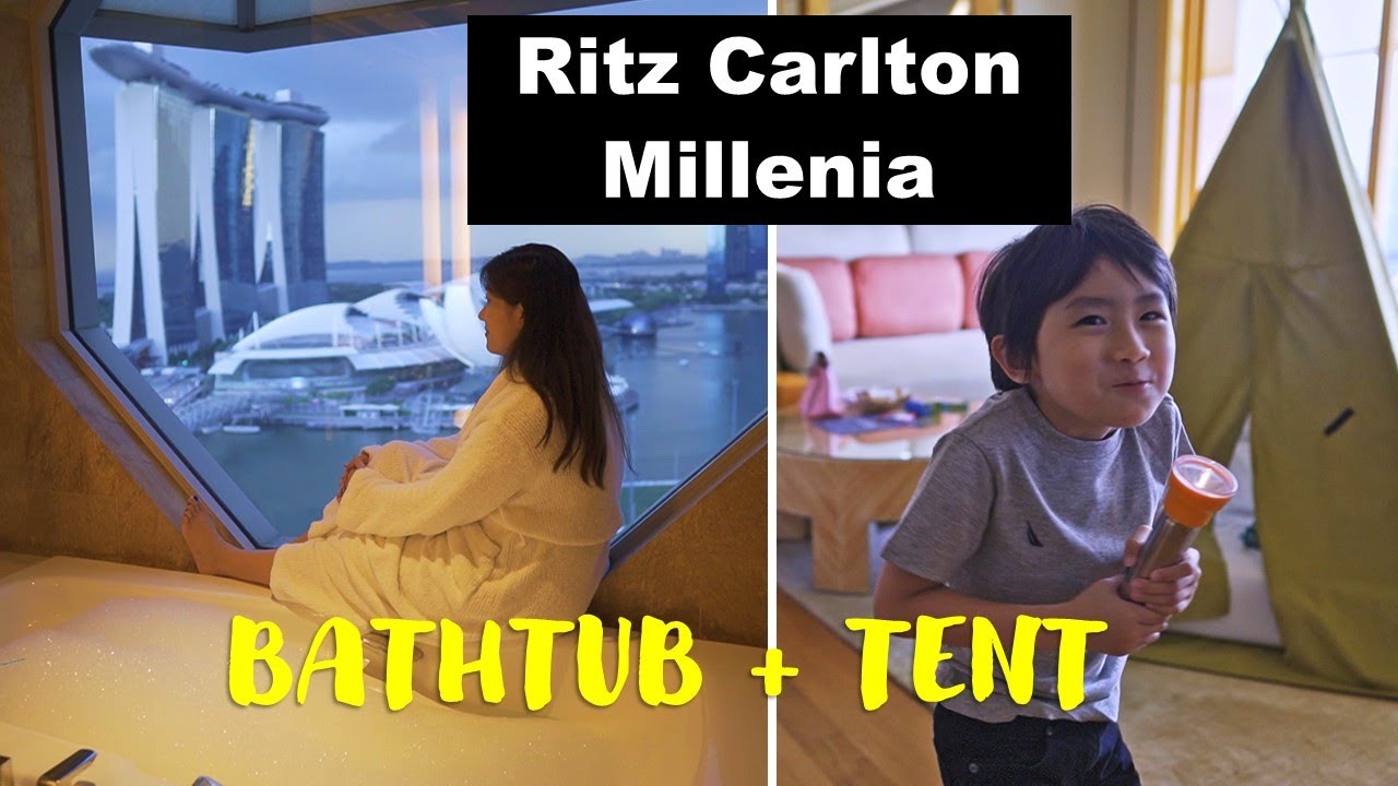Ritz Carlton Millenia Singapore | RITZ KIDS NIGHT SAFARI | Marina View | Tent In Hotel