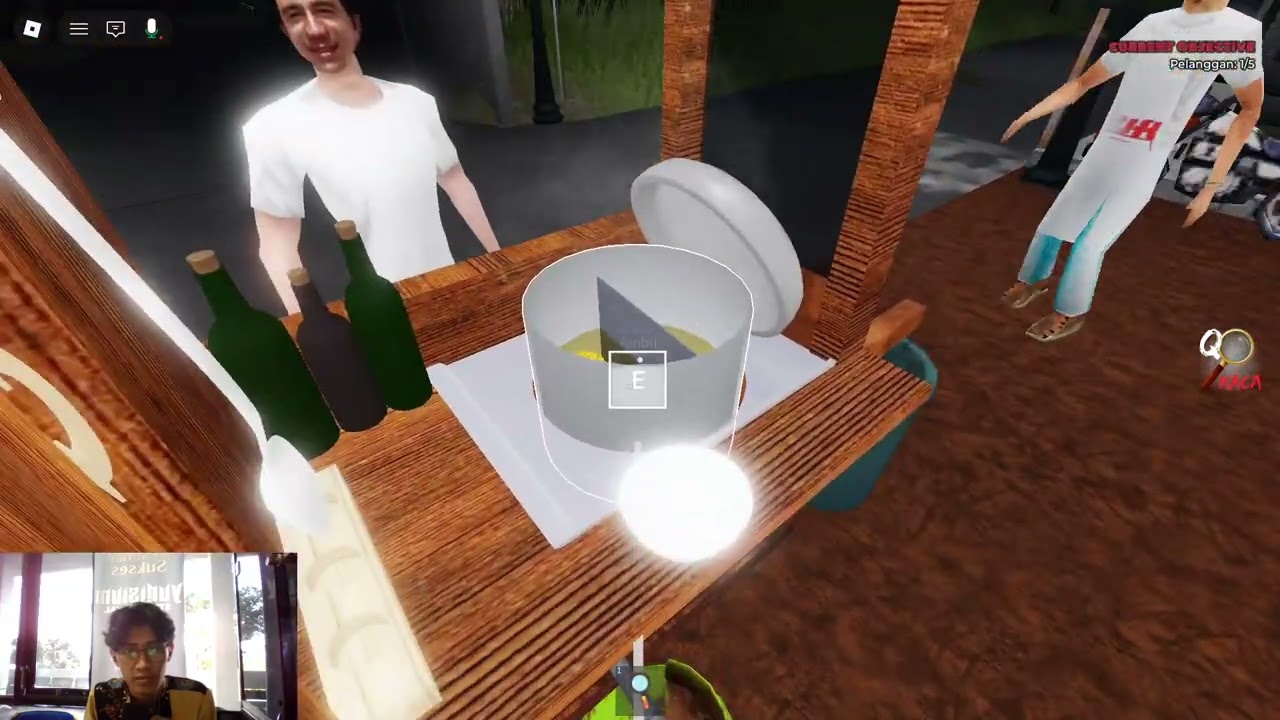 Main mie ayam sedioarjo! Roblox Indonesia