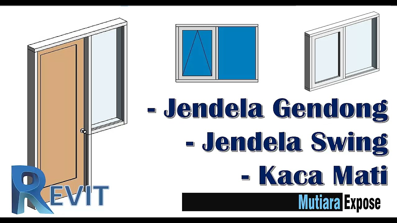 Revit Jendela Gendong & Jendela Double - Request Tutorial