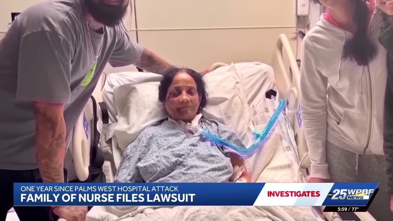 Florida nurse beaten at Palms West Hospital files lawsuit one year later; Family says attack was ...
