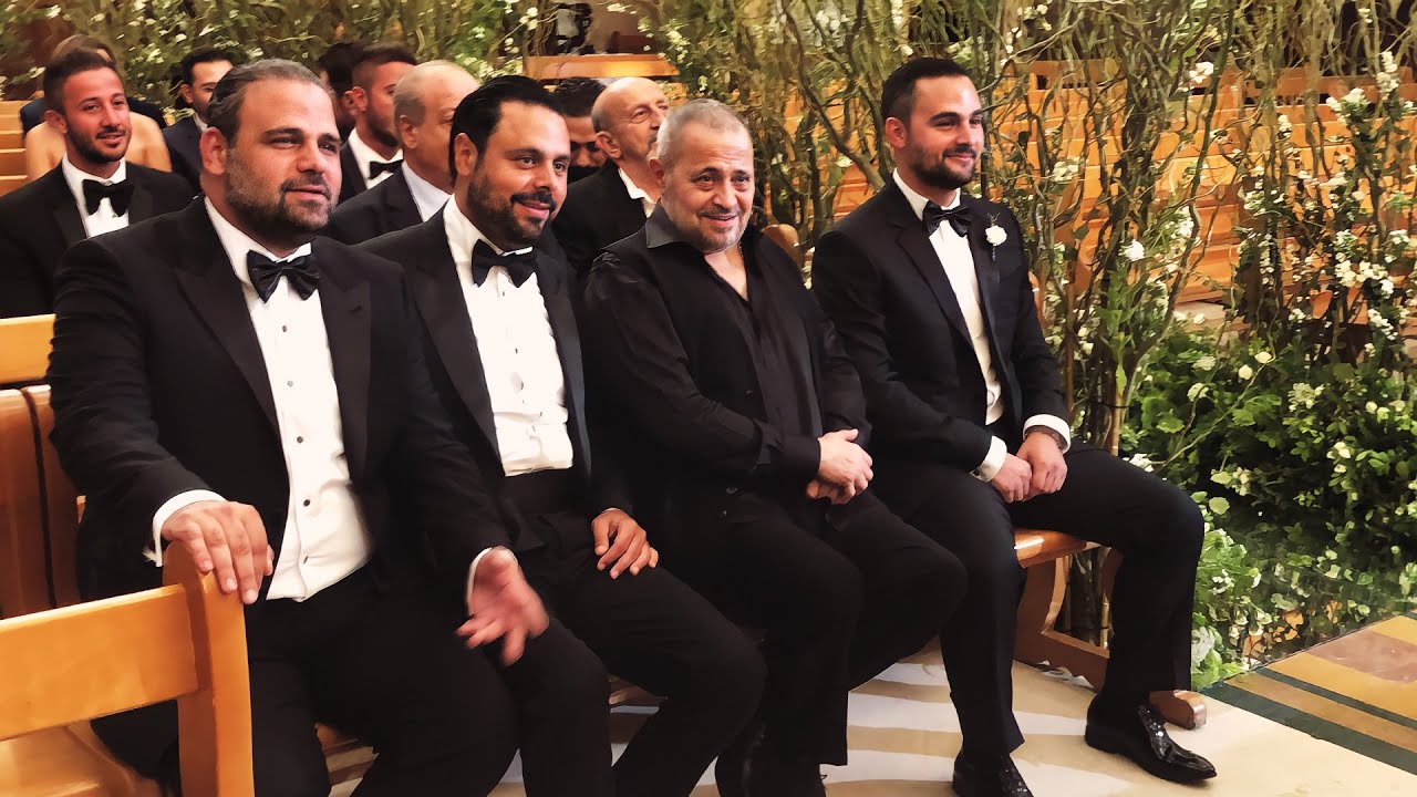 20/08/2021 لقطات فيديو للسطان جورج وسوف في حفل زفاف ابنه جورج جونيور - George Wassouf